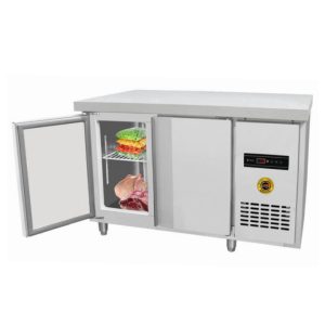MESA DE TRABAJO CON CONGELADORA
