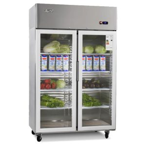 GD-11002RE ARMARIO DE VIDRIO REFRIGERADOR ILUMI 1000 lt