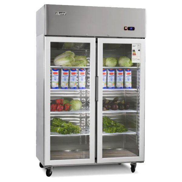 GD-11002RE ARMARIO DE VIDRIO REFRIGERADOR ILUMI 1000 lt