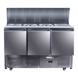 VMRSL-385 MESA ENSALADERA ACERO VENTUS 380 lt